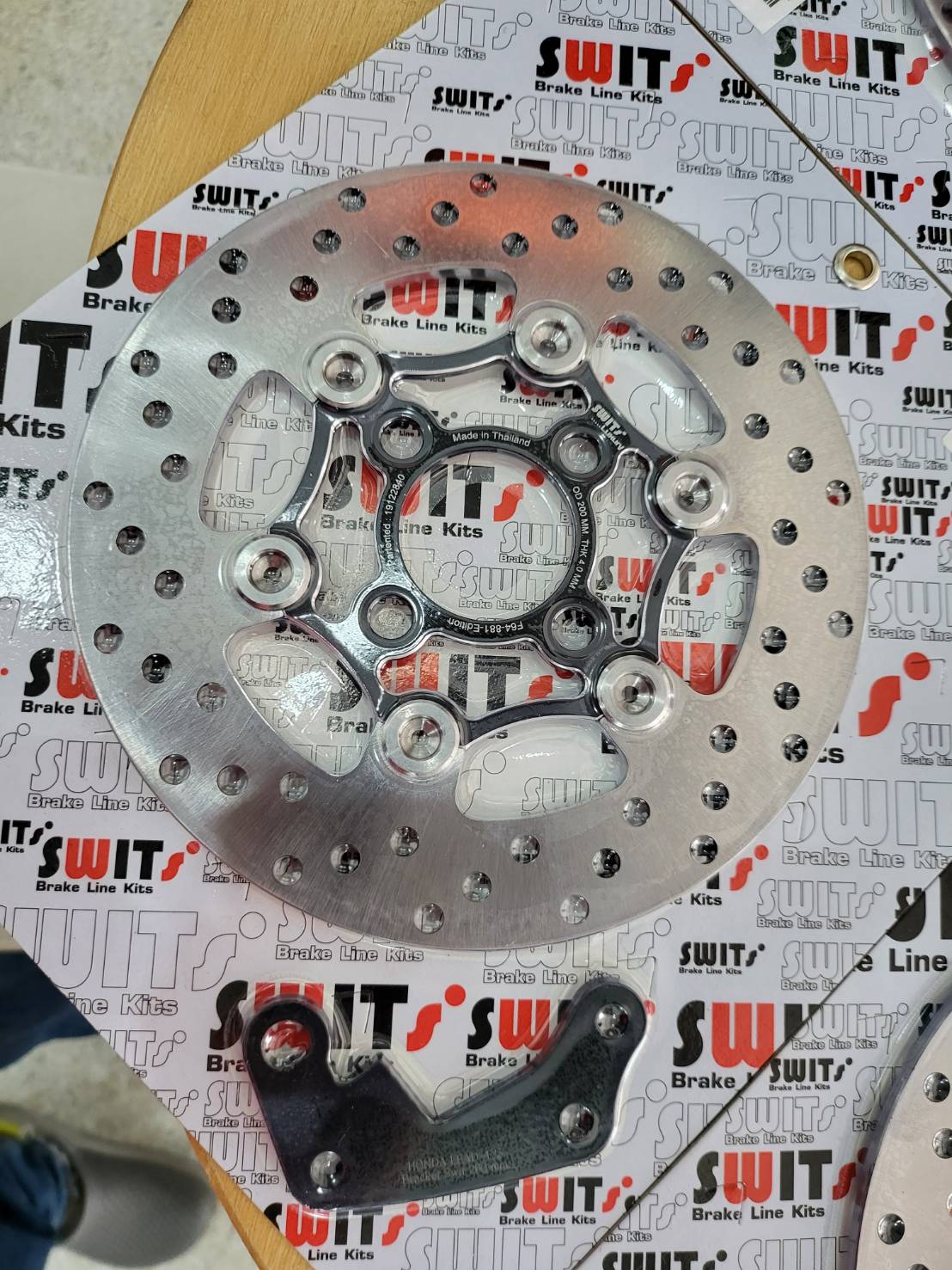 จานหน้า LEAD 125 Swits 200มิล พร้อมขา