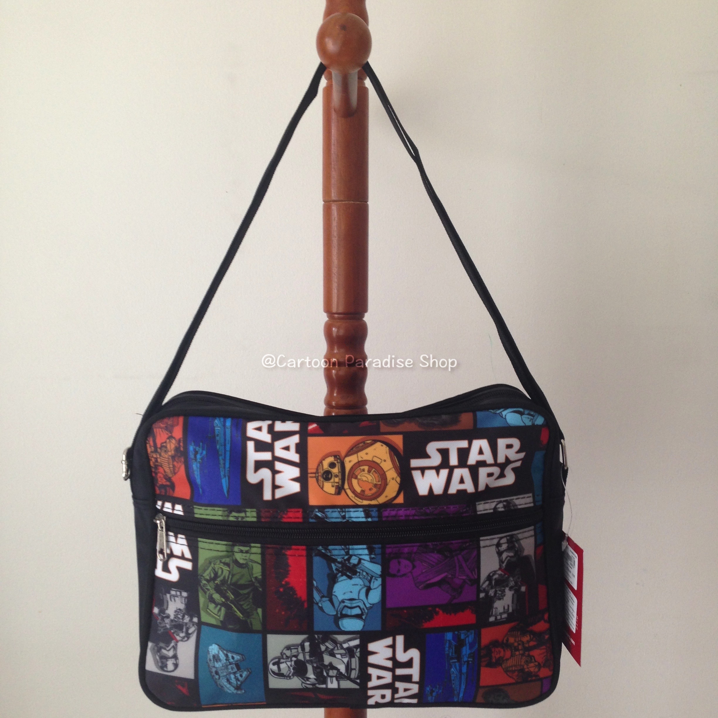 กระเป๋าสะพายข้าง 8 นิ้ว กระเป๋าคล้องคอ กระเป๋าใส่ไอแพด สตาร์ วอร์ Star Wars messenger/ Shoulder bag, MINI iPAD bag
