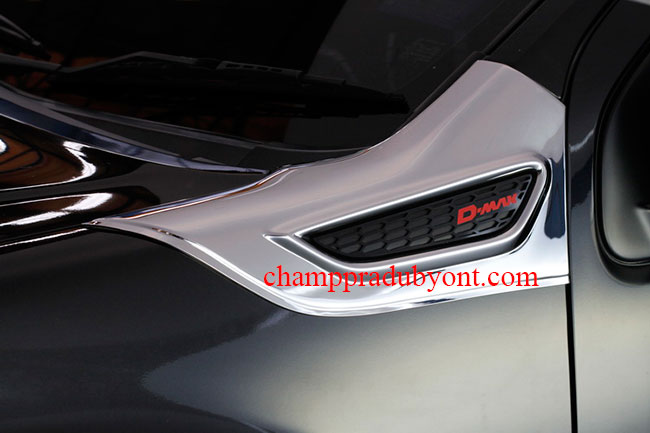 เสริมด้านข้างโครเมี่ยม ISUZU ALL NEW D-MAX 11-16 FITT