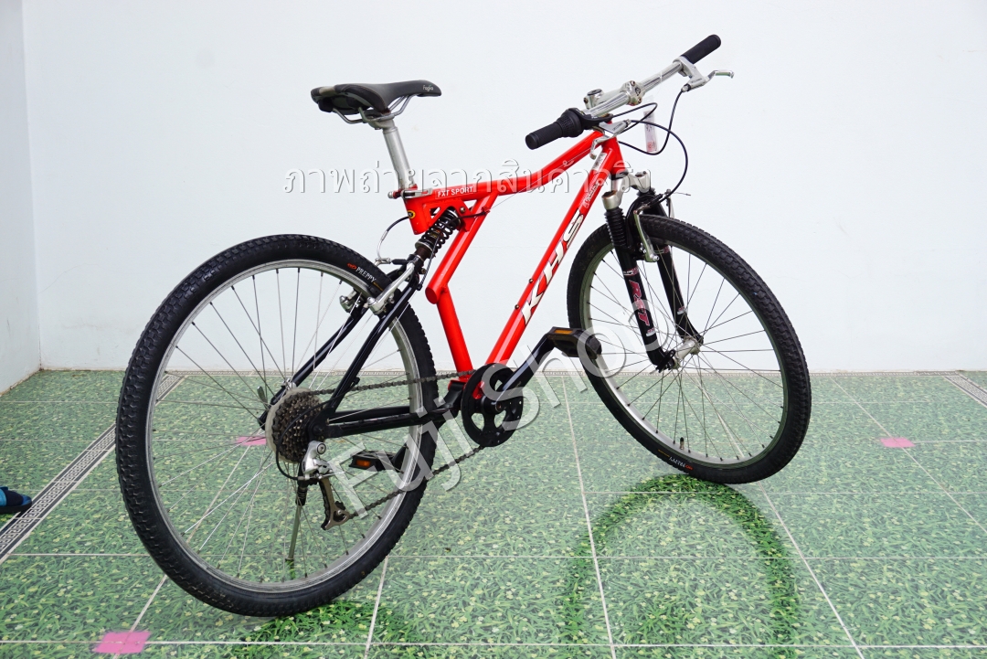 จักรยานเสือภูเขาญี่ปุ่น - ล้อ 26 นิ้ว - มีเกียร์ - มีโช๊ค - KHS PXT SPORT - สีแดง [จักรยานมือสอง]