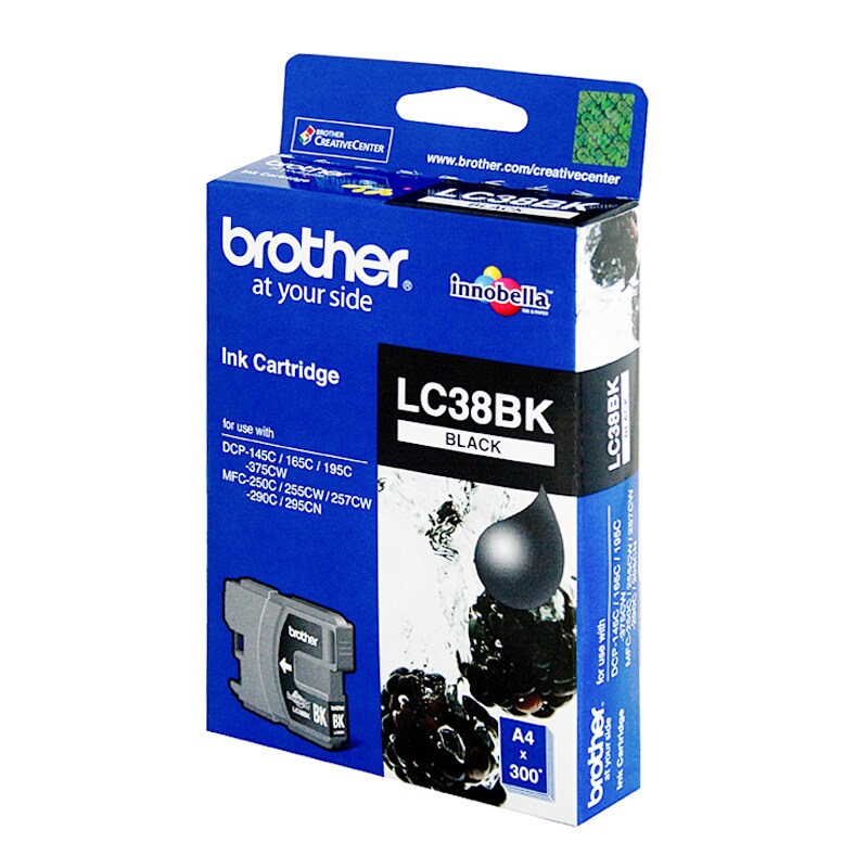 ตลับหมึกอิงค์เจ็ท BROTHER LC-38BK - สีดำ