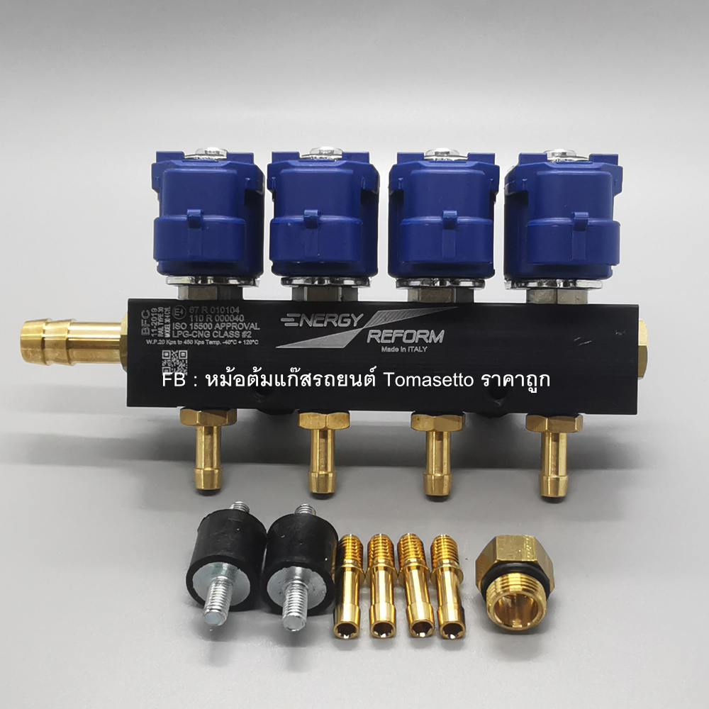 รางหัวฉีดแก๊ส Energy Reform 4 สูบ รุ่น 2 โอห์ม