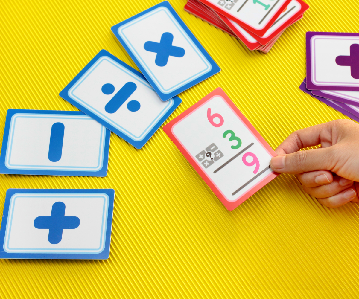 บัตรคำ Flashcards ชุดเก่งคณิตคิดไว Math Symbols ET-108