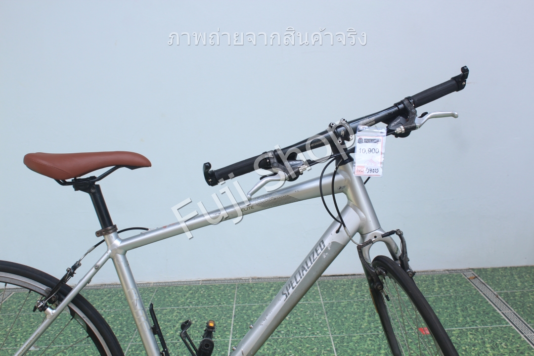 จักรยานไฮบริดญี่ปุ่น - ล้อ 700c - มีเกียร์ - อลูมิเนียม - Specialized Elite Sirrus - สีเงิน [จักรยานมือสอง]