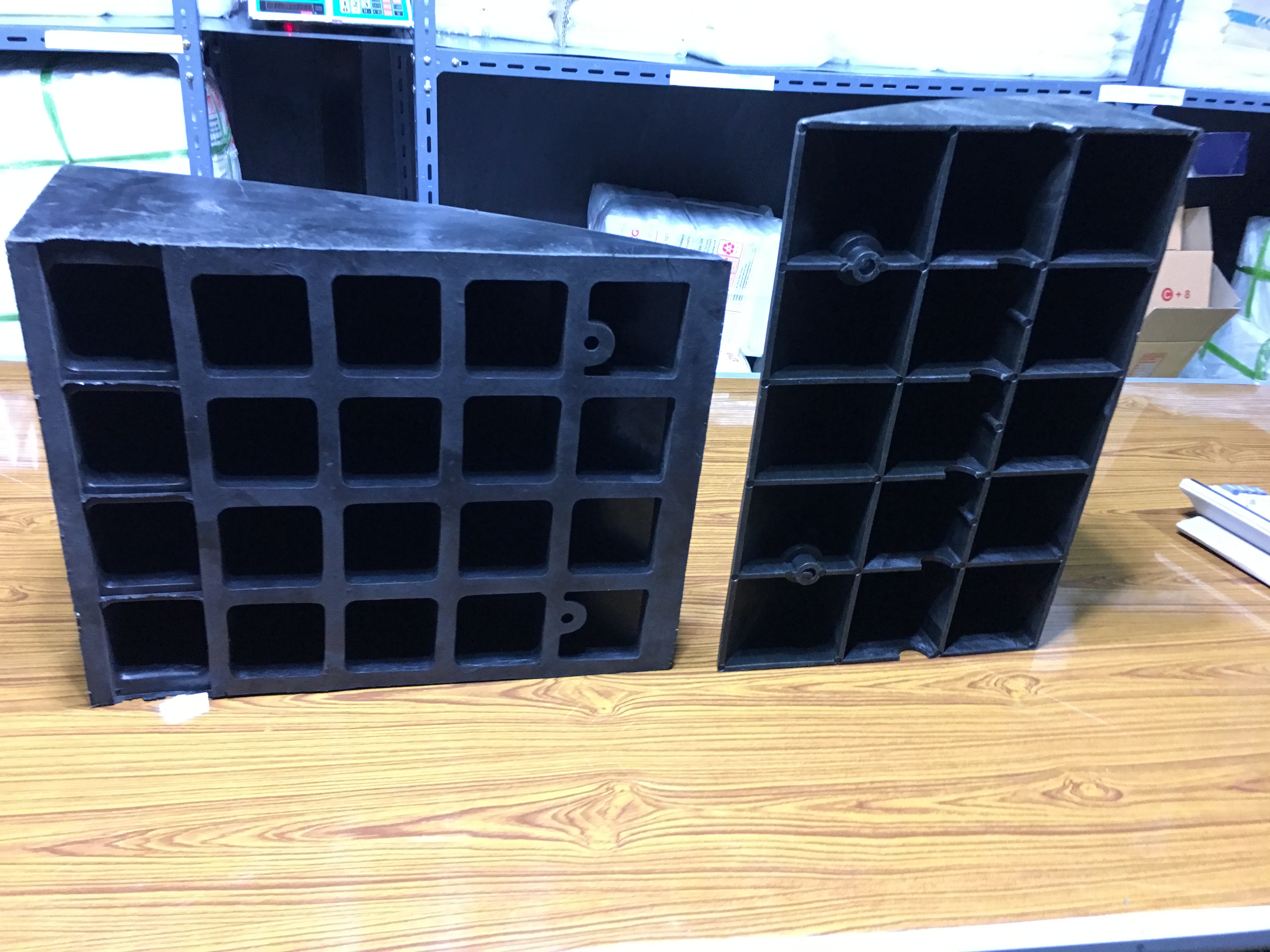 ทางลาดยางปีนฟุตบาท สูง19cm กว้าง50cm ยาว50cm หนัก8.95kg