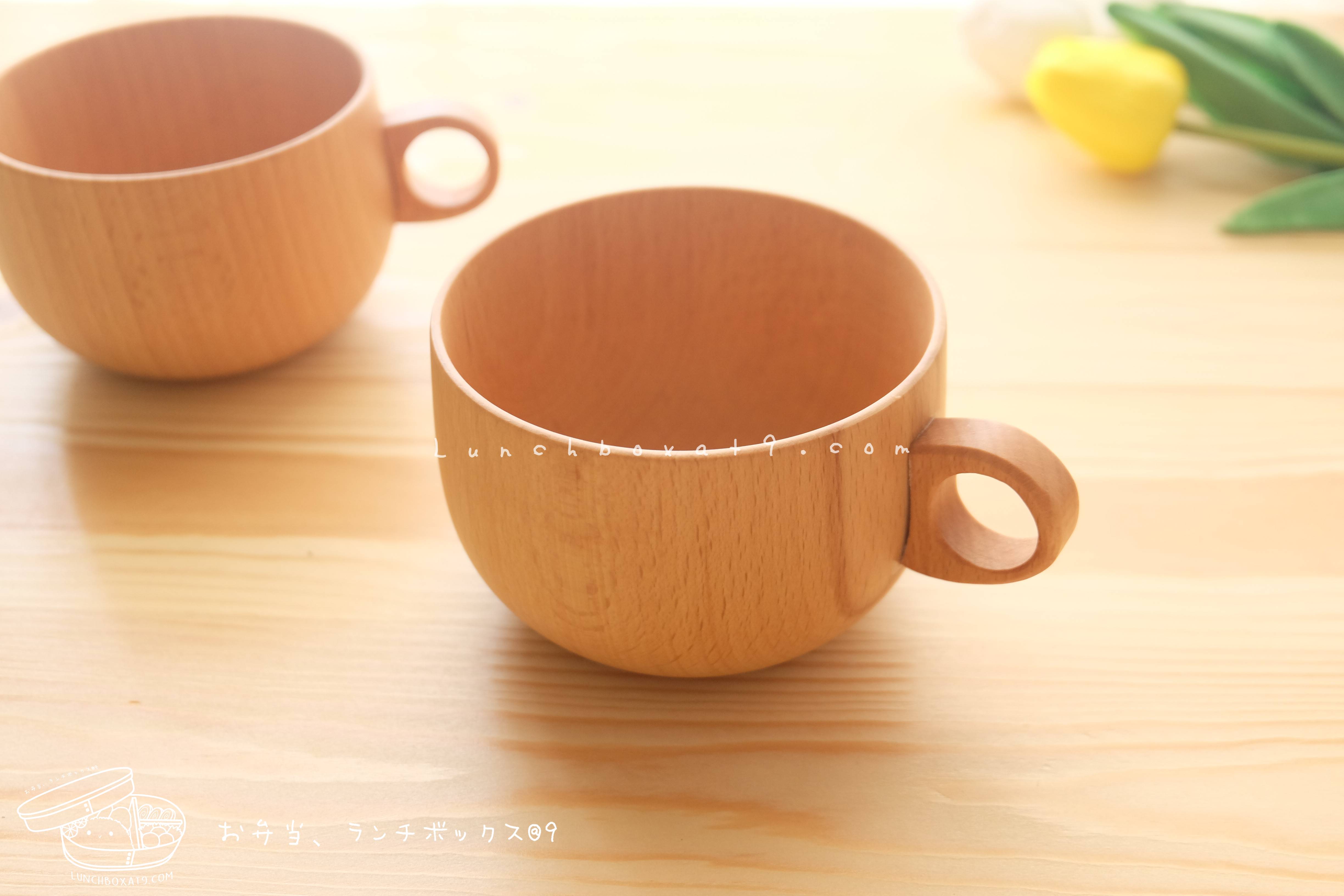 Japanese Wood Cup - แก้วไม้ ถ้วยไม้ญี่ปุ่น