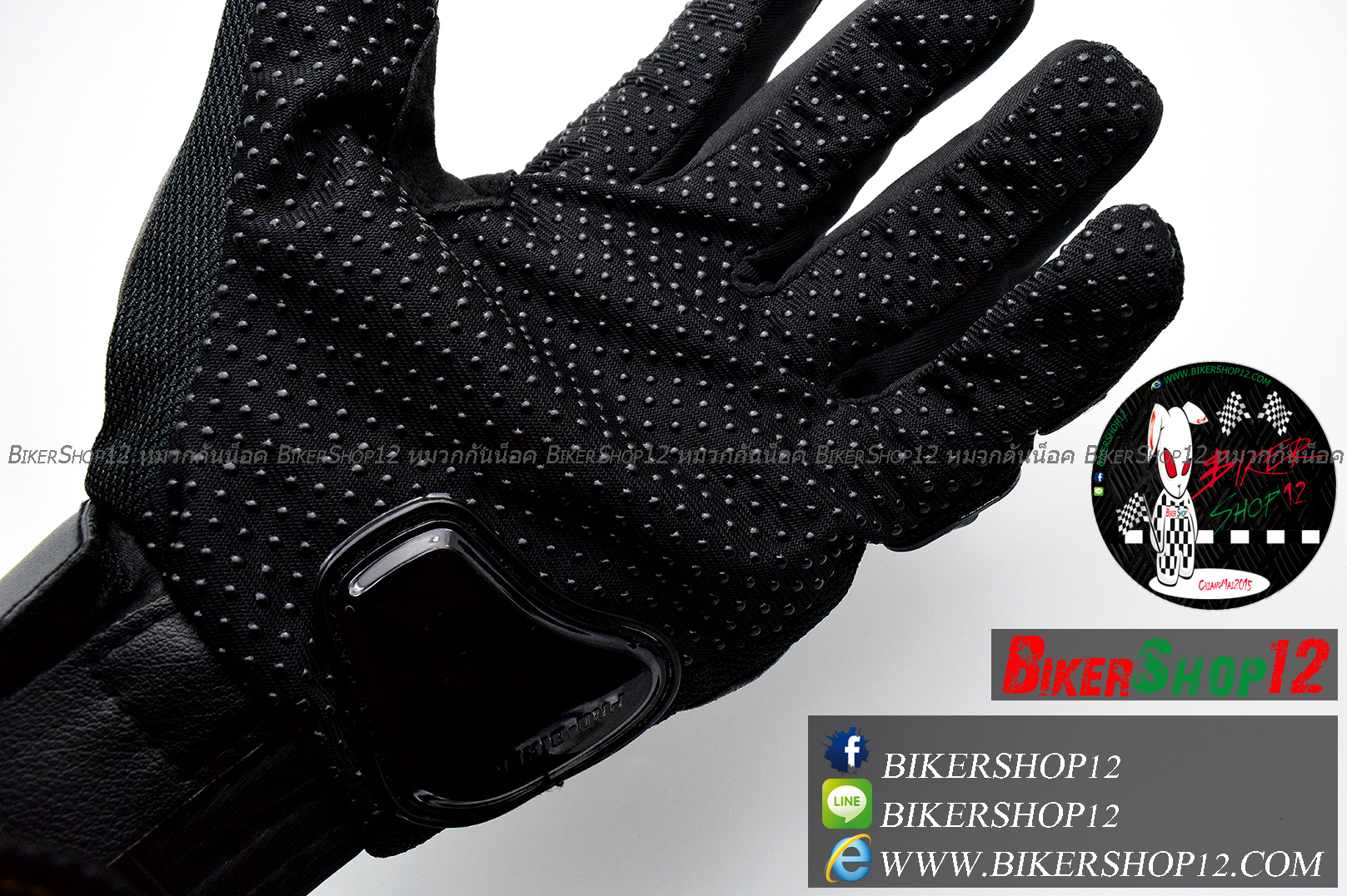 ถุงมือpro-biker (kevlarเคฟล่า) สีดำ (ราคาพิเศษ)