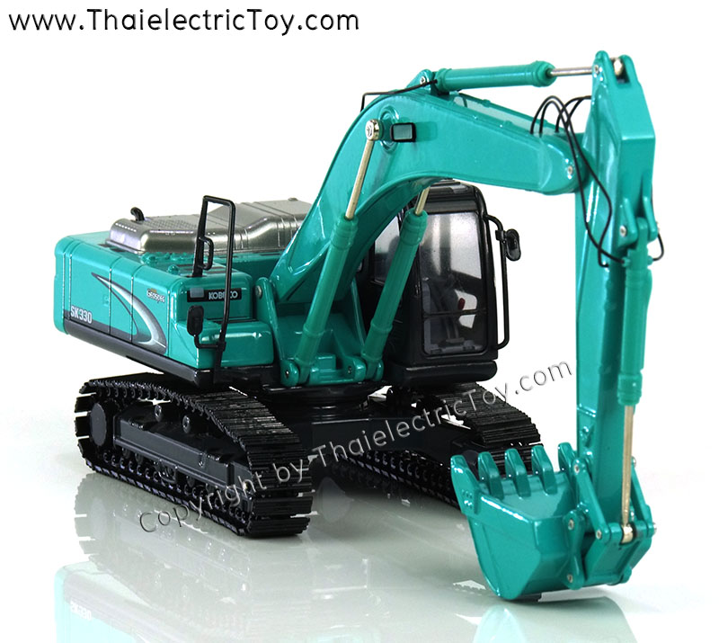 โมเดลรถแบคโฮ Kobelco SK330 วัสดุเป็นเหล็กทั้งคัน ขนาด 1:50 รายละเอียดสมจริง
