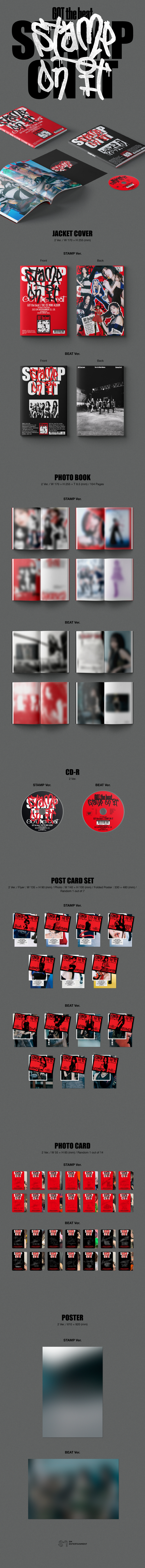 [PRE-ORDER] GOT the beat - 1st Mini Album "Stamp On It"