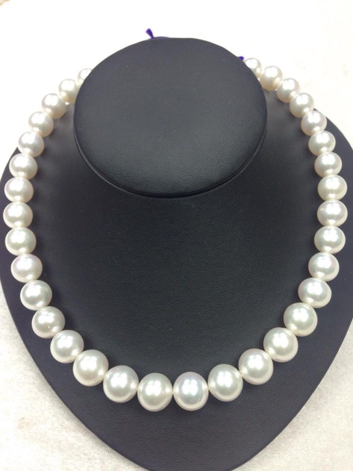 ไข่มุก south sea ขนาด 10-12 มิล กลม สีขาว