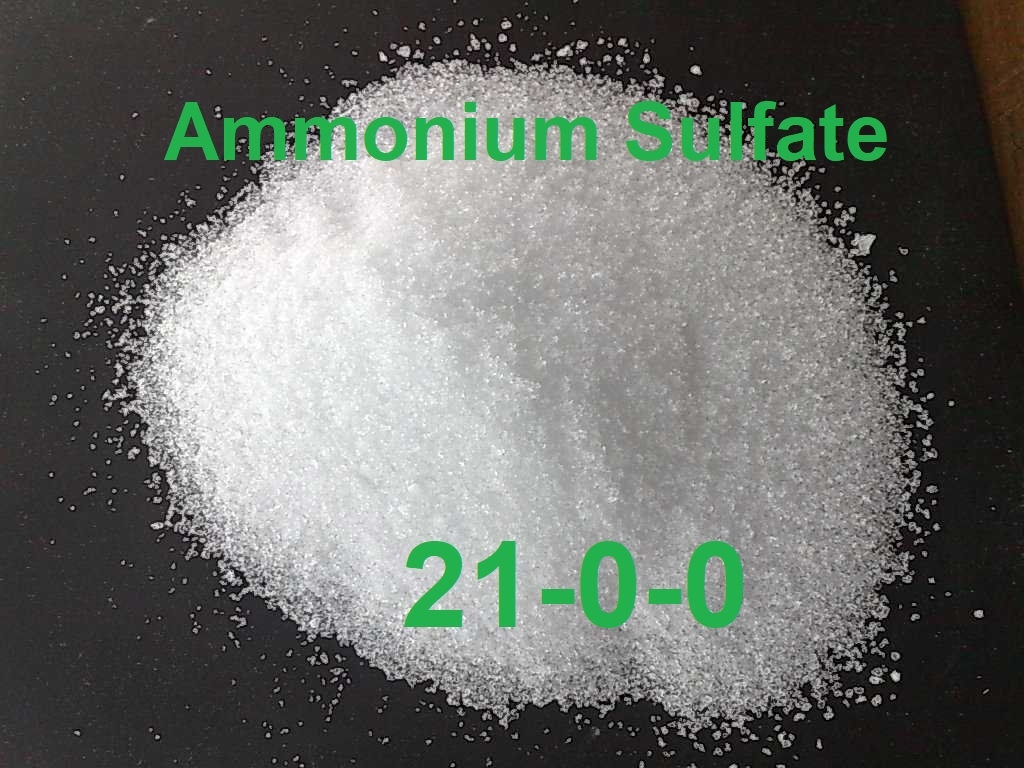 Ammonium Sulfate (NH4)2.SO4 แอมโมเนียมซัลเฟต 21-0-0 แบบเกล็ดใส เกรดอุตสาหกรรม บรรจุ 1 กิโลกรัม(R)