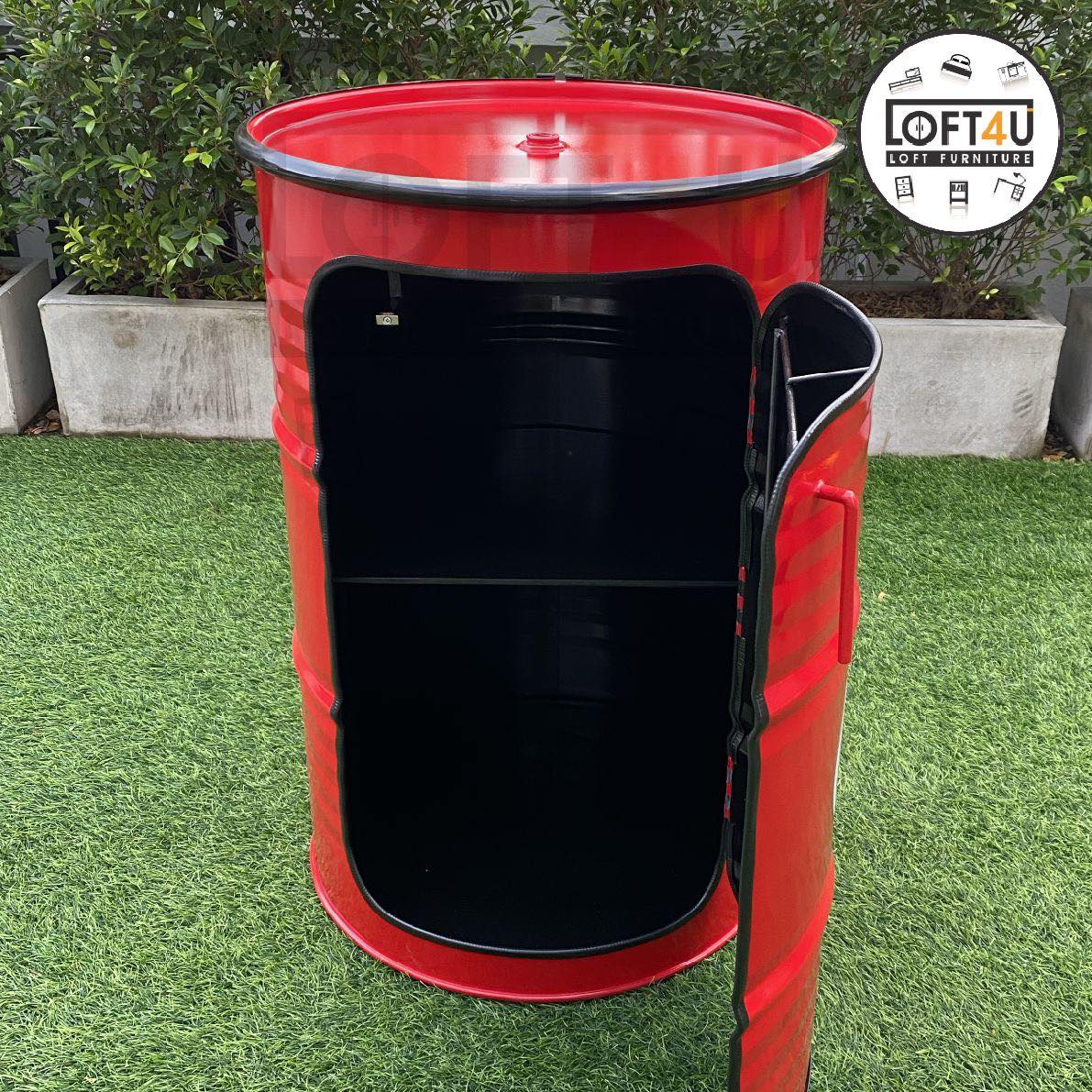 ตู้เก็บของ : Barrel storage cabinet (แบบ1ประตู)