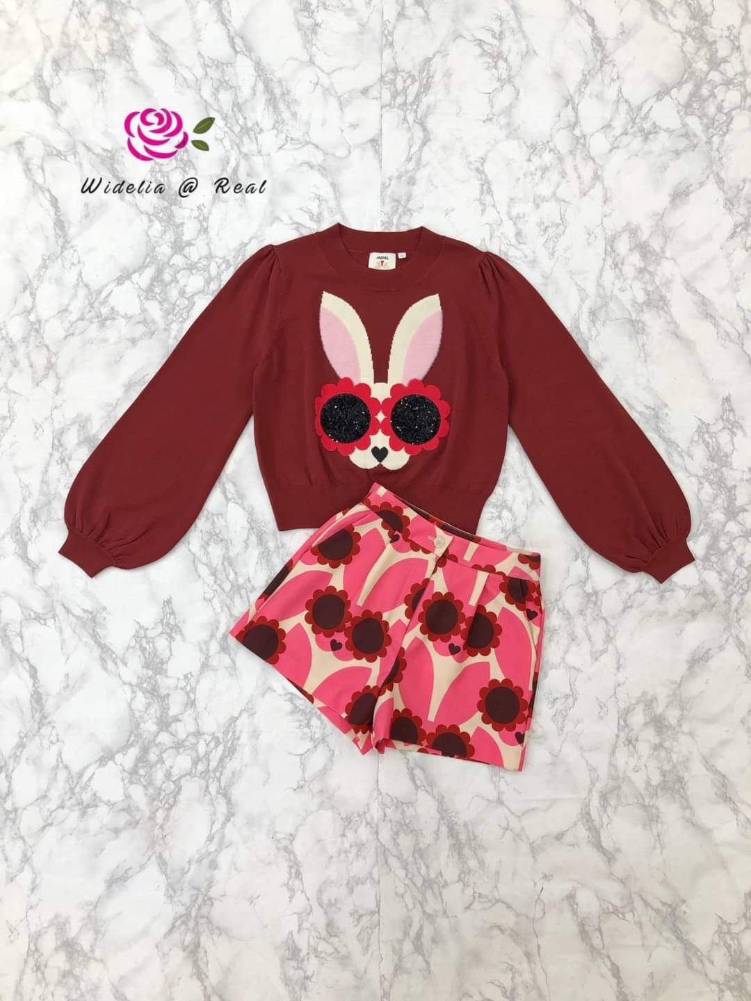 *Preorder*JP Set เซ็ทเสื้อกับกางเกงขาสั้นแสนสวย