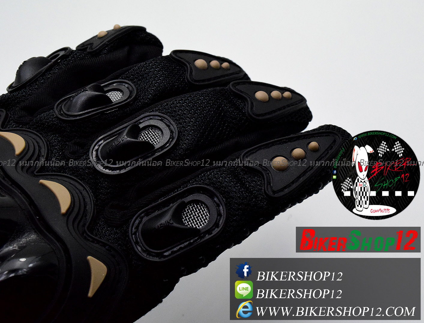 ถุงมือpro-biker สีดำ (ราคาพิเศษ)