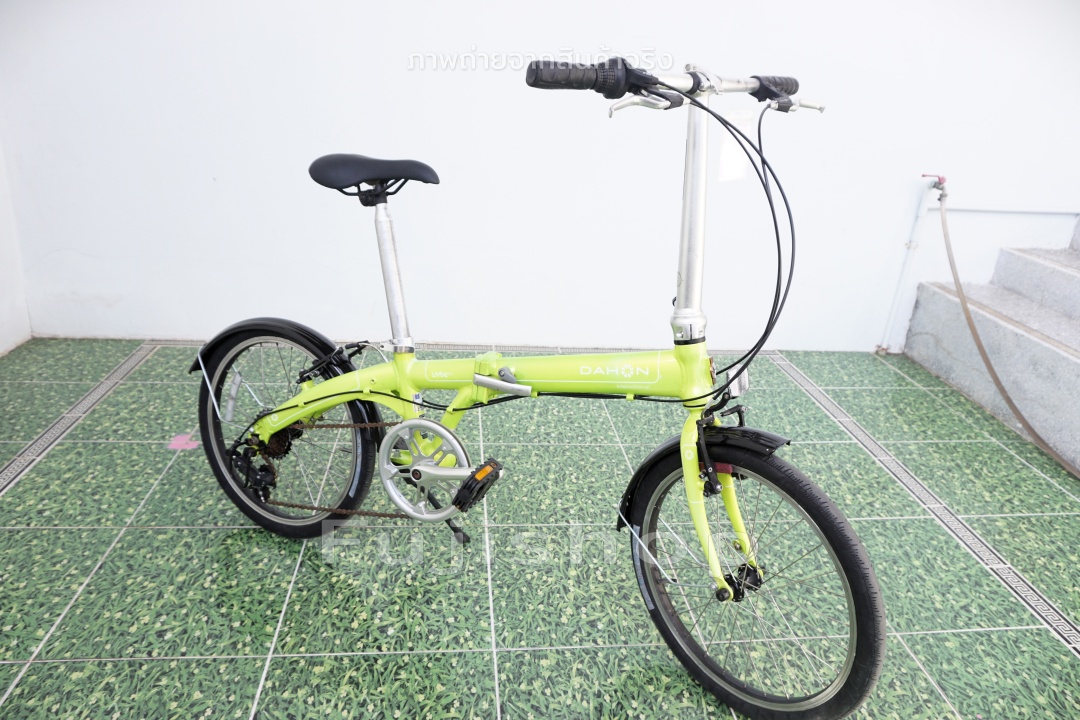 จักรยานพับได้ญี่ปุ่น - ล้อ 20 นิ้ว - เกียร์ 7 สปีด - อลูมิเนียม - Dahon Vybe D7 - สีเขียว [จักรยานมือสอง]