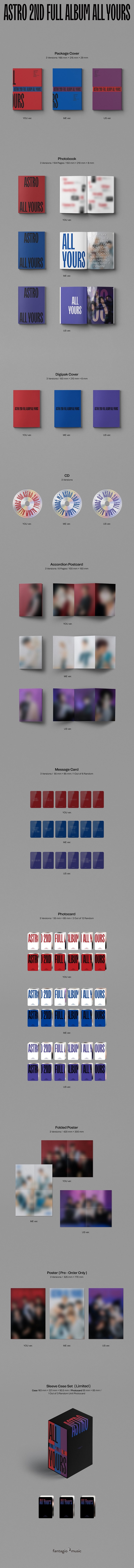 [PRE-ORDER] ASTRO - 2nd Album "ALL YOURS"