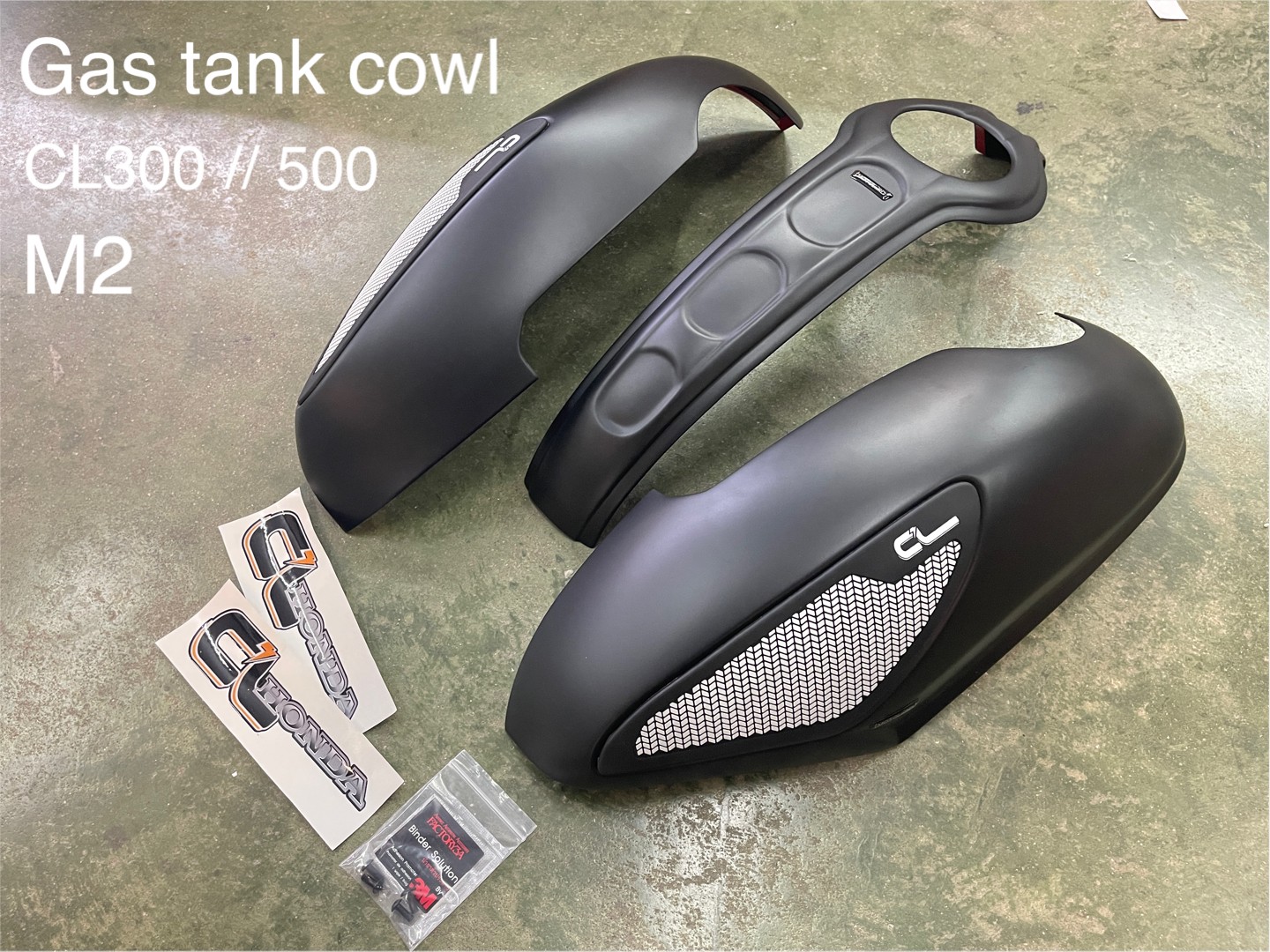 ครอบถังแต่ง Gas tank cover Motolord CL300 // CL500 - M1. 2350฿ - M2. 2950฿ - M3 3350฿ - แบบสั่งทำสีพิเศษ +350฿