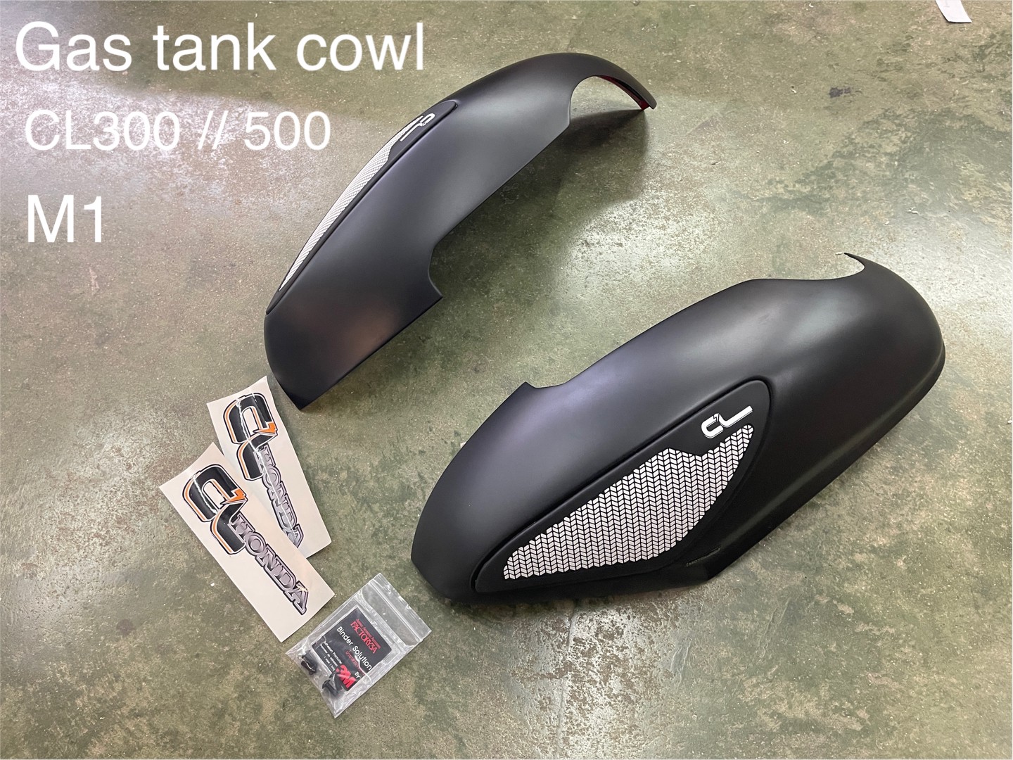 ครอบถังแต่ง Gas tank cover Motolord CL300 // CL500 - M1. 2350฿ - M2. 2950฿ - M3 3350฿ - แบบสั่งทำสีพิเศษ +350฿