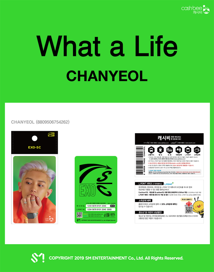 [PRE-ORDER] EXO-SC - Cashbee Transportation Card
