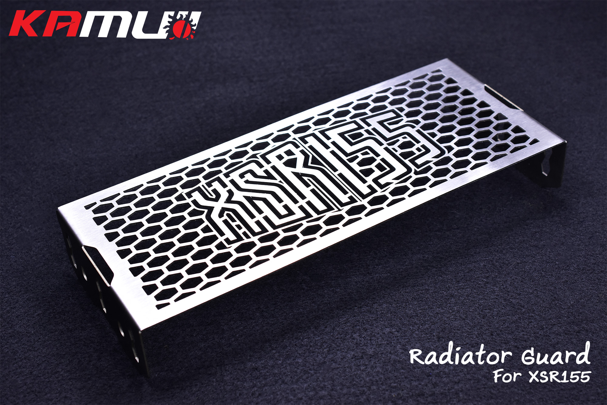 การ์ดหม้อน้ำ KAMUI Yamaha XSR155 มีสีดำ เงิน ราคา650