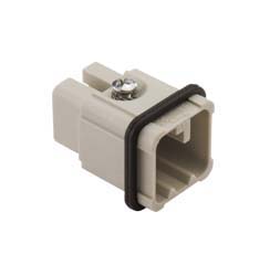 ILME รุ่น CDM 08 male Insert heavy duty connector 10A 50V size 21.21