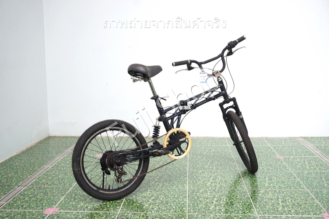 จักรยานพับได้ญี่ปุ่น - ล้อ 20 นิ้ว - มีเกียร์ - มีโช๊ค - อลูมิเนียม - สีเทา [จักรยานมือสอง]