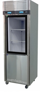 ตู้แช่สแตนเลส Sanden intercool รุ่น RDS-0685 ขนาด 750 ลิตร แบบไม่มีน้ำแข็งเกาะ (No Frost) ขนาดตู้ : 68 x 75 x 200 ซม