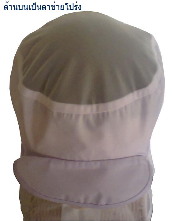 KA-006===ราคาส่ง 95 บาทต่อใบ ขั้นต่ำ 100 ใบ หมวกแก๊ปตาข่ายถี่บนและตาข่ายถี่ล่างปกคลุมไหล่ เจาะรูตาข่ายตรงหู กรอบหน้ายางยืดตรงคางติดเทปตุ๊กแก (ผ้าโทเร มีสีขาว) สนใจติดต่อ 081-0110084/02-3972066