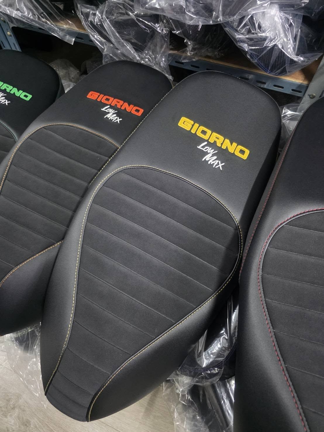 เบาะ Giorno+ ทรงเวสป้า โครงเทียม/โครงแท้ หน่อยวัดด่าน เทียมขาด 2500.- / แท้สับ 2000.- /แท้ขาด 3000.-