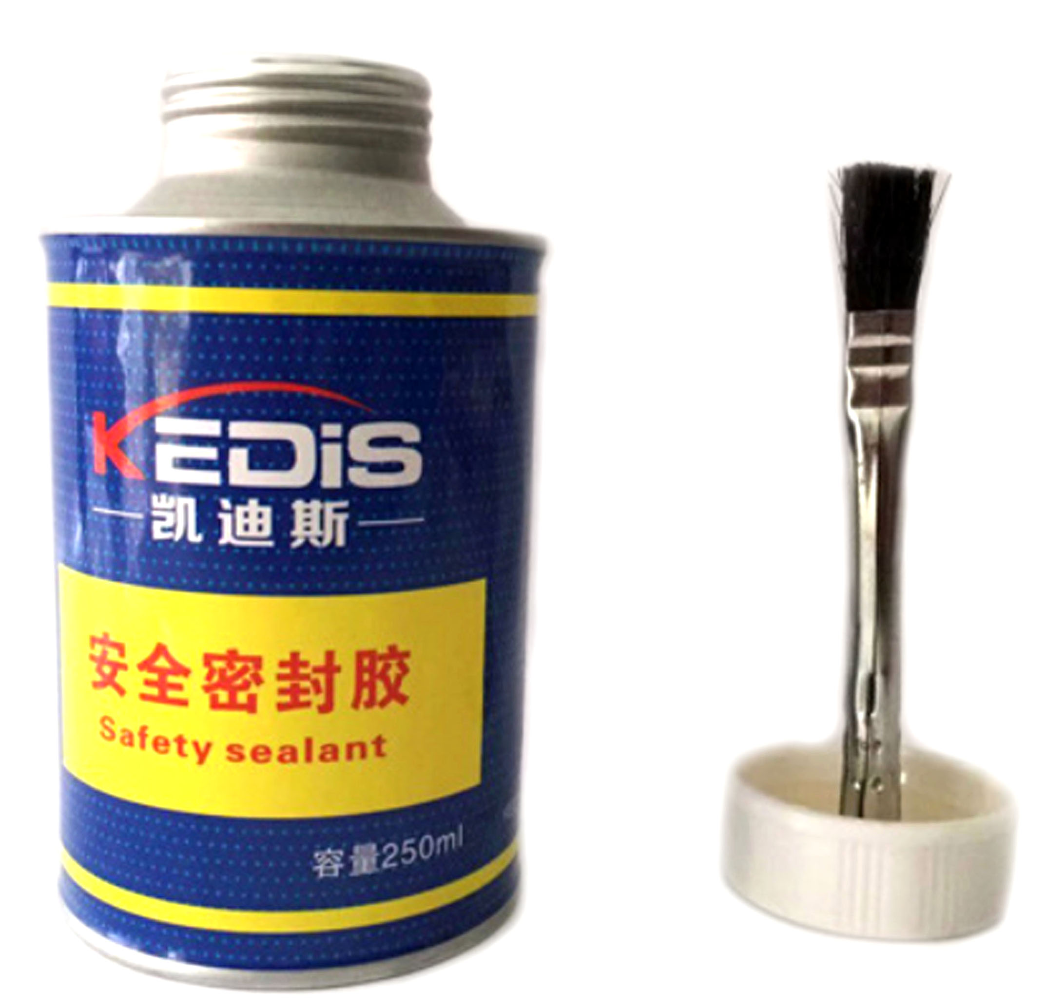 กาวดำ Kedis ขนาด 250 ml. มีแปรงที่ฝา จำนวน 1 กระป๋อง