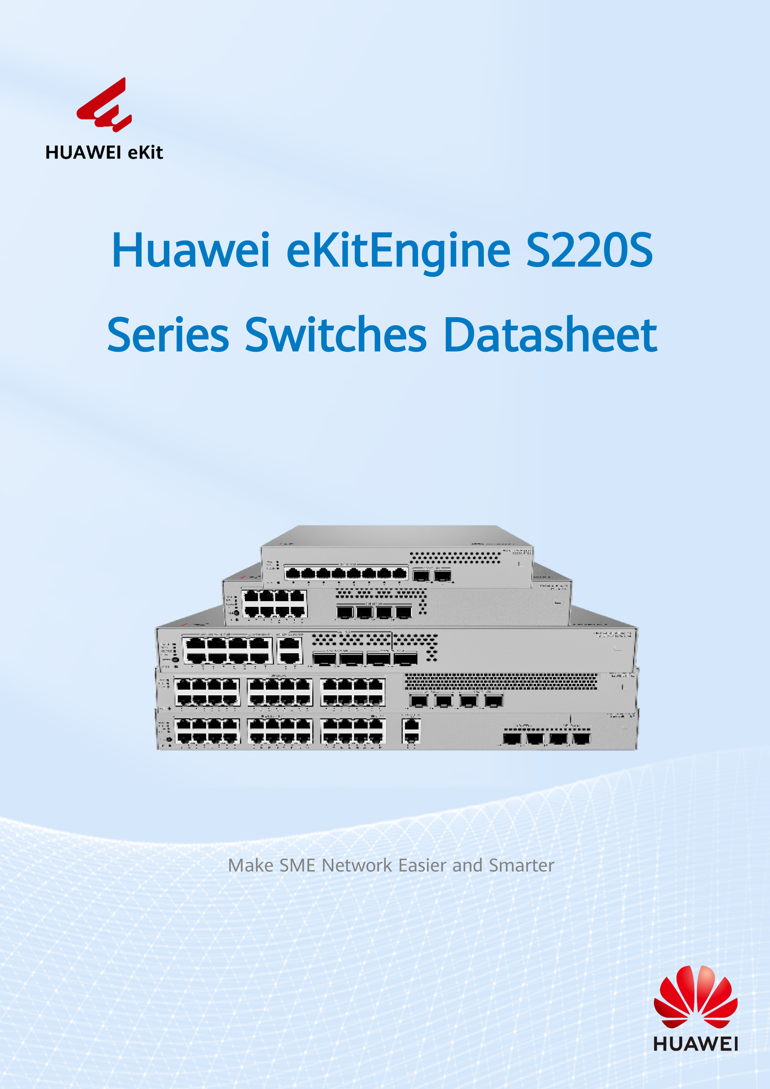 HUAWEI S220S-8P4J : eKitEngine 8 Port GIGABIT POE Switch + 4 SFP Port BY BILLIONAIRE SECURETECH S220S-8P4J
