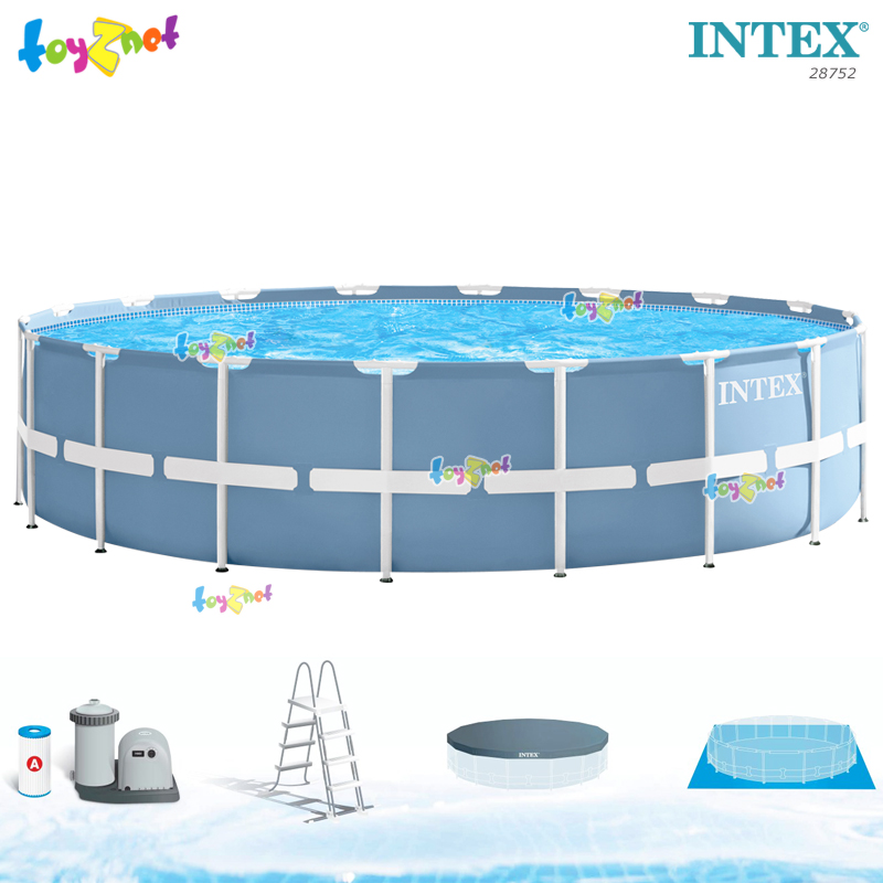 Intex 18ft Prism Frame Pool Set (5.49x1.22 m.) w/Cartridge Filter Pump no.28752