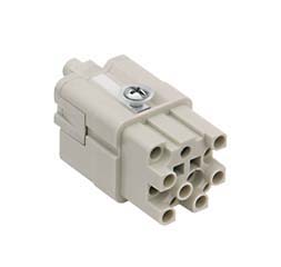 ILME รุ่น CQF 12 female Insert heavy duty connector 10A 400V size 21.21