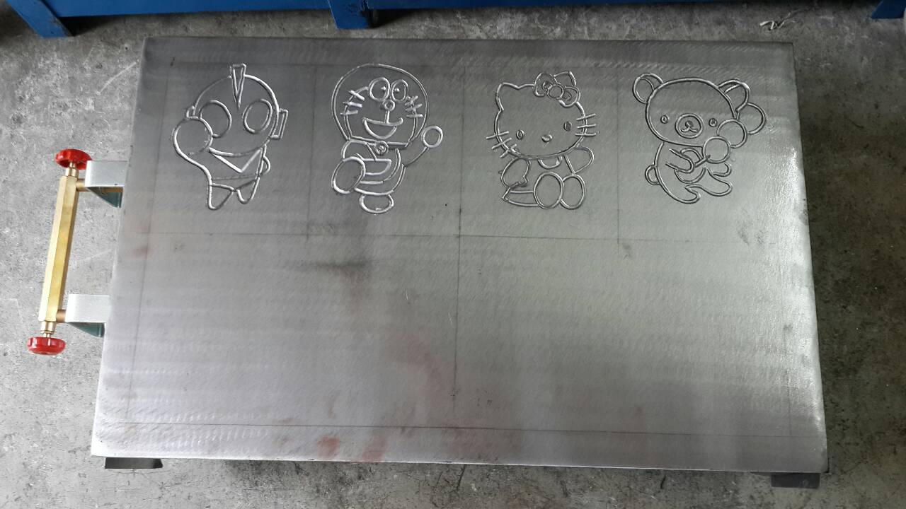 เตาขนมแพนเค้ก แพนเค้กการ์ตูน เตาขนมลายการ์ตูน ใช้แก๊ส