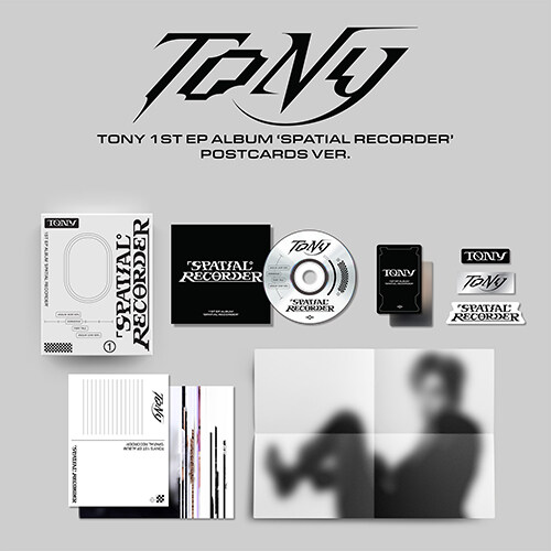 [PRE-ORDER] TONY - 1st EP Album "SPATIAL RECORDER" (POSTCARDS ver.)