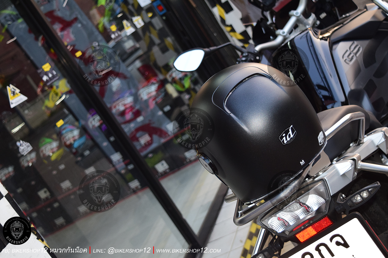 หมวกกันน็อค ID Rocket ดำด้าน