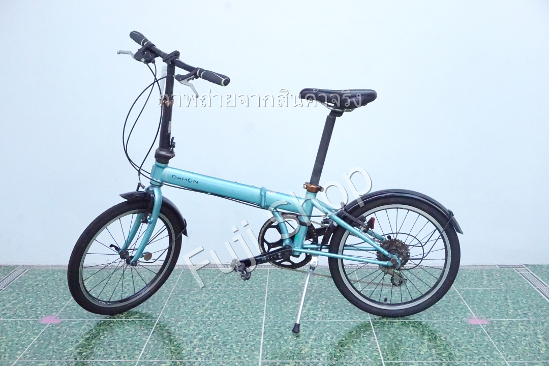 จักรยานพับได้ญี่ปุ่น - ล้อ 20 นิ้ว - มีเกียร์ - Dahon Speed P8 - สีฟ้า [จักรยานมือสอง]