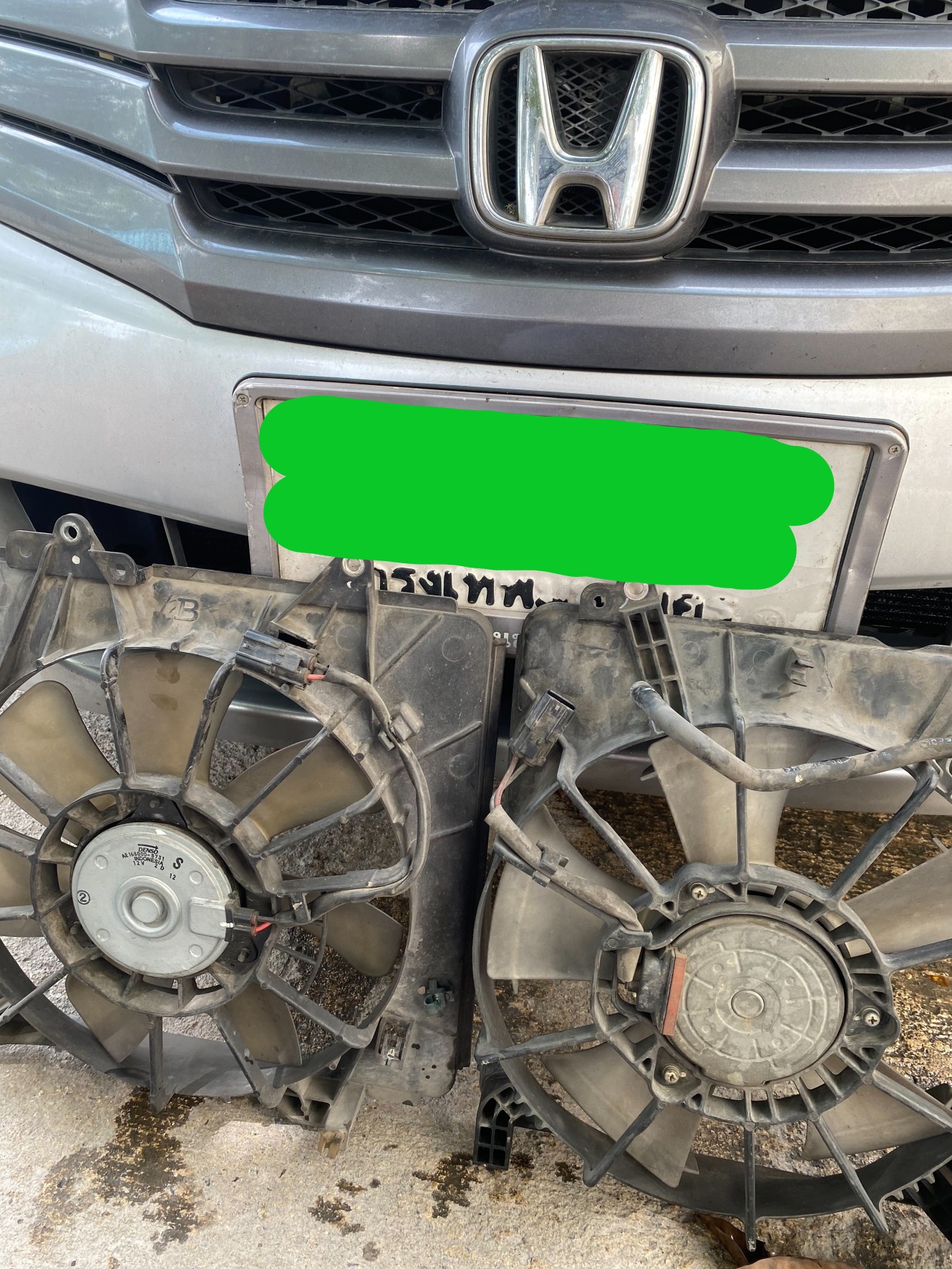 งานติดตั้งหม้อน้ำรถยนต์นอกสถานที่