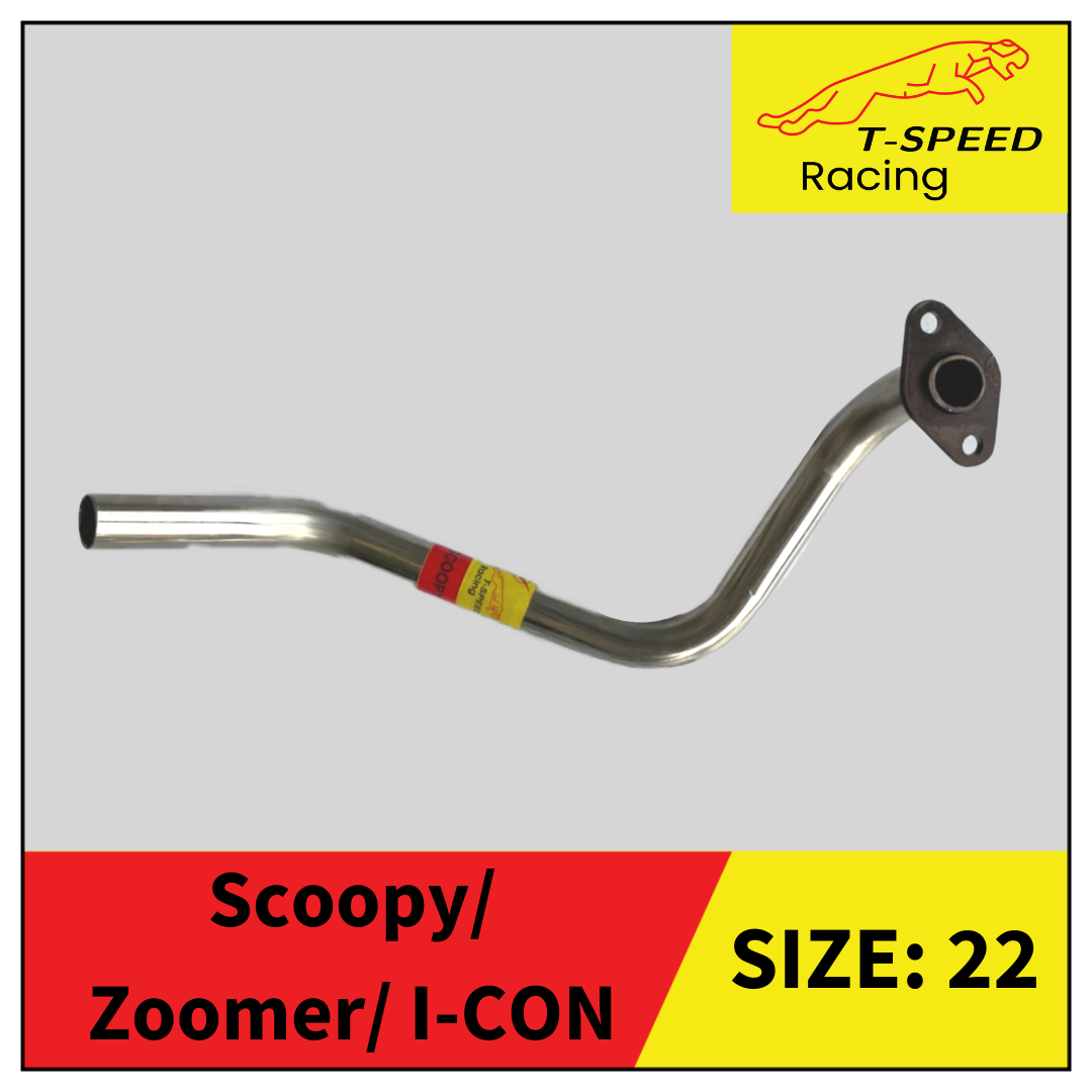 คอท่อ Honda Scoopy-i/ Zoomer-X/ I-CON/ Move ตัวเก่า 🔩 Stainless steel แท้ เกรด 304 หนา: 1.2 มิลลิเมตร มีขนาดให้เลือก: 22 m.m. ราคา 250 บาท 25 m.m. ราคา 250 บาท