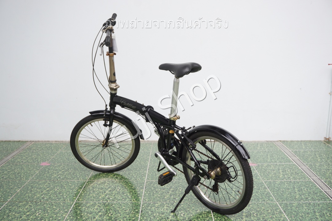 จักรยานพับได้ญี่ปุ่น - ล้อ 20 นิ้ว - มีเกียร์ - อลูมิเนียม - Cadillac - สีดำ [จักรยานมือสอง]