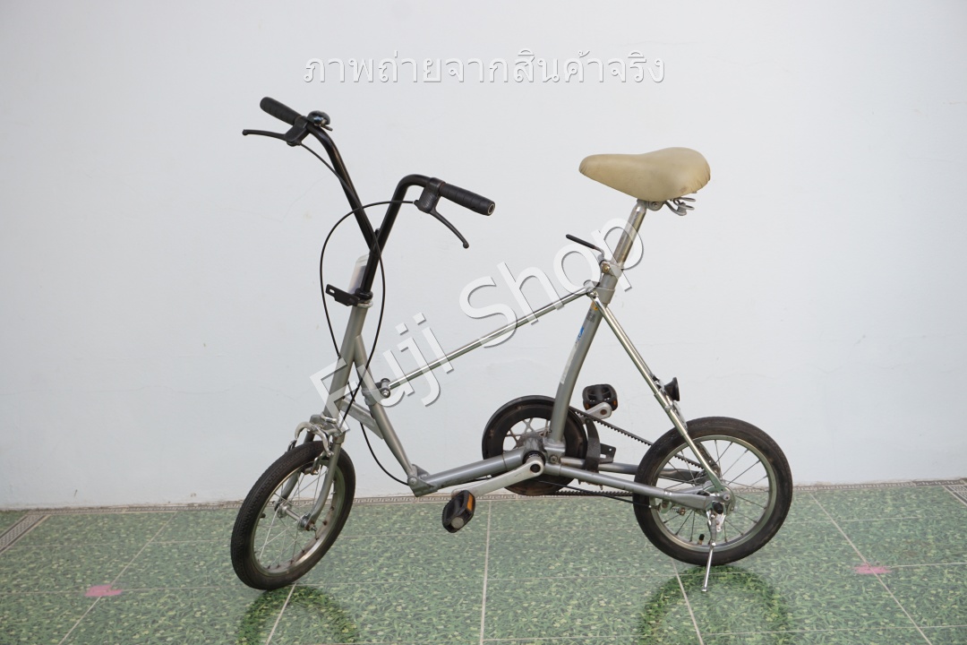 จักรยานพับได้ญี่ปุ่น - ล้อ 14 นิ้ว - ไม่มีเกียร์ - Bridgestone Picnica OneTouch - สีเงิน [จักรยานมือสอง]