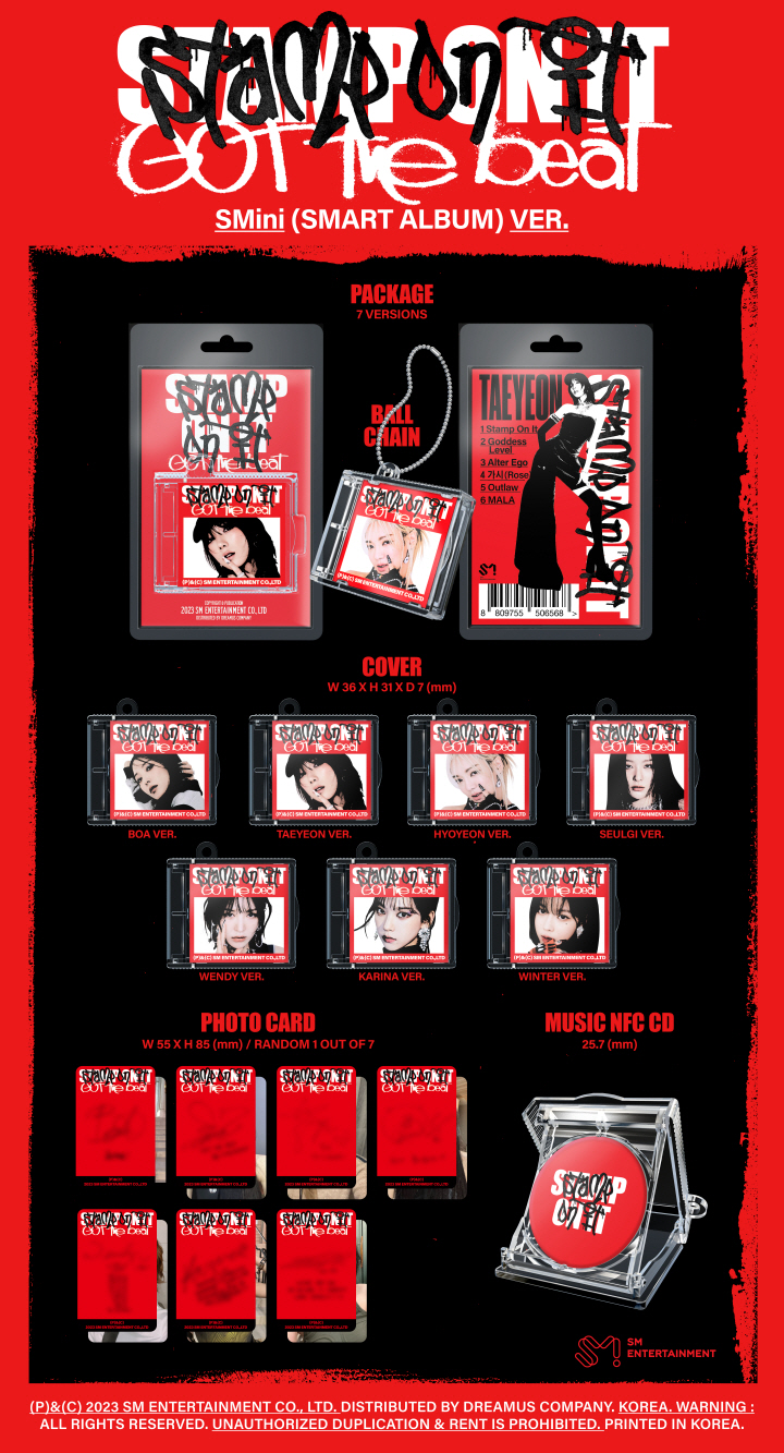 [PRE-ORDER] GOT the beat - 1st Mini Album "Stamp On It" (SMini Ver.)