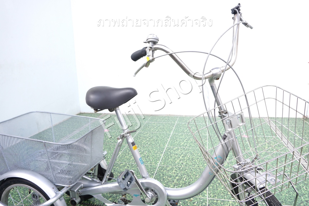 จักรยานสามล้อญี่ปุ่น - ล้อ 18/16 นิ้ว - ไม่มีเกียร์ - Canary- สีเงิน [จักรยานมือสอง]