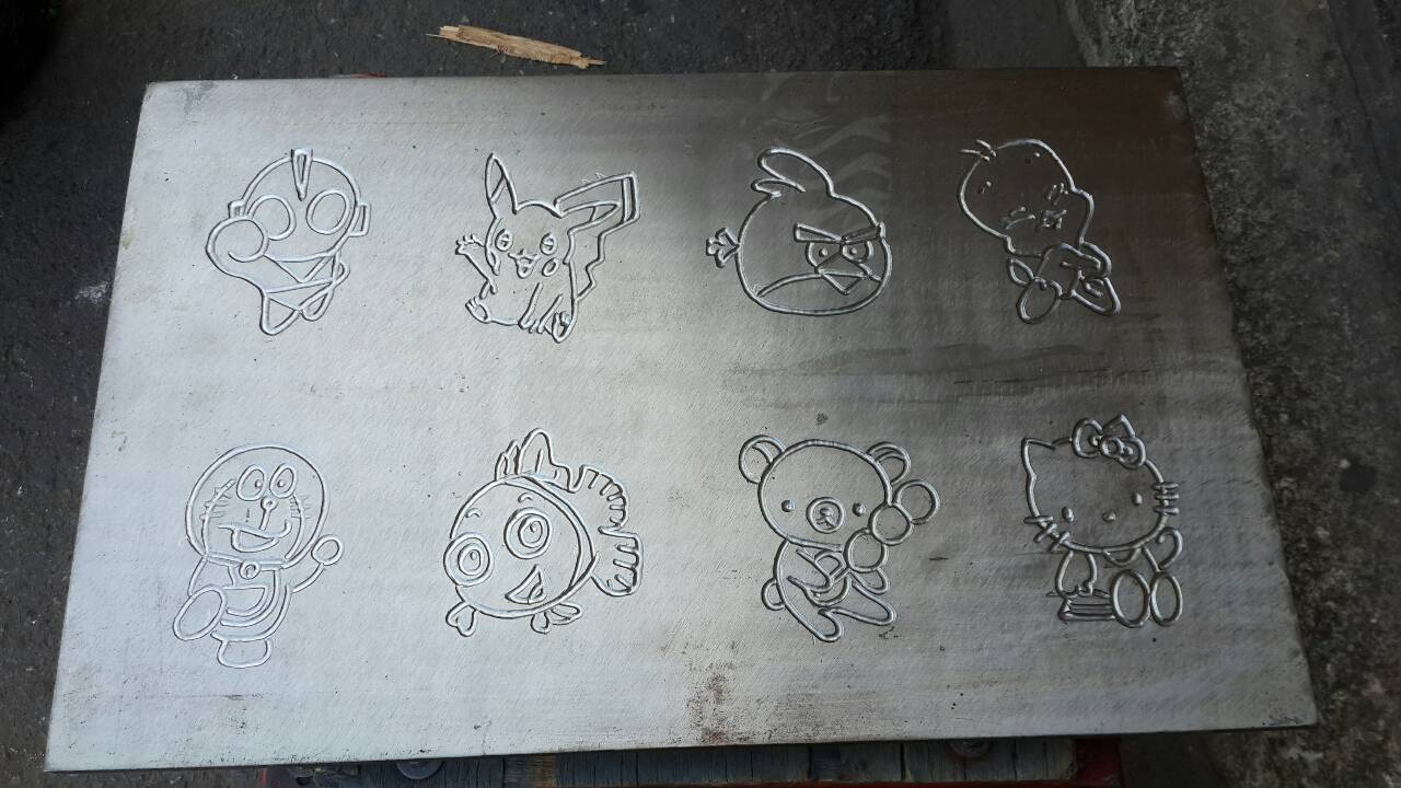 เตาขนมแพนเค้ก แพนเค้กการ์ตูน เตาขนมลายการ์ตูน ใช้แก๊ส