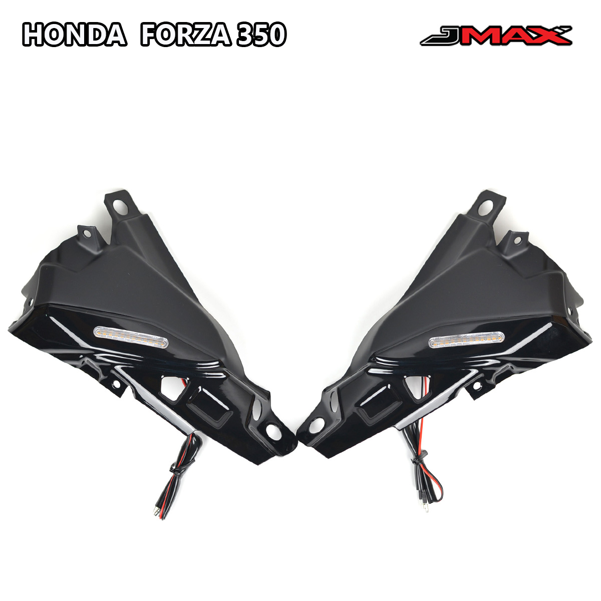 ตัวอุดกระจกสีดำทูโทน(มีไฟเลี้ยว) FORZA 350 J MAX ราคา1600บาท