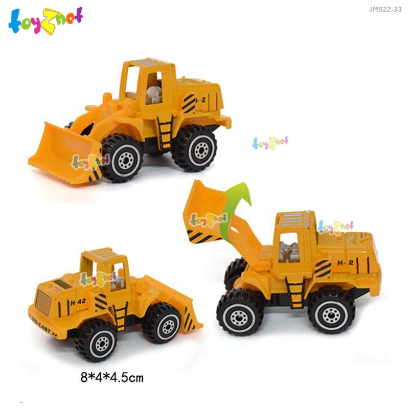 Toyznet ส่งฟรี รถเหล็กชุด เฮลิคอปเตอร์-รถตัก-รถบรรทุก รุ่น JM522-33