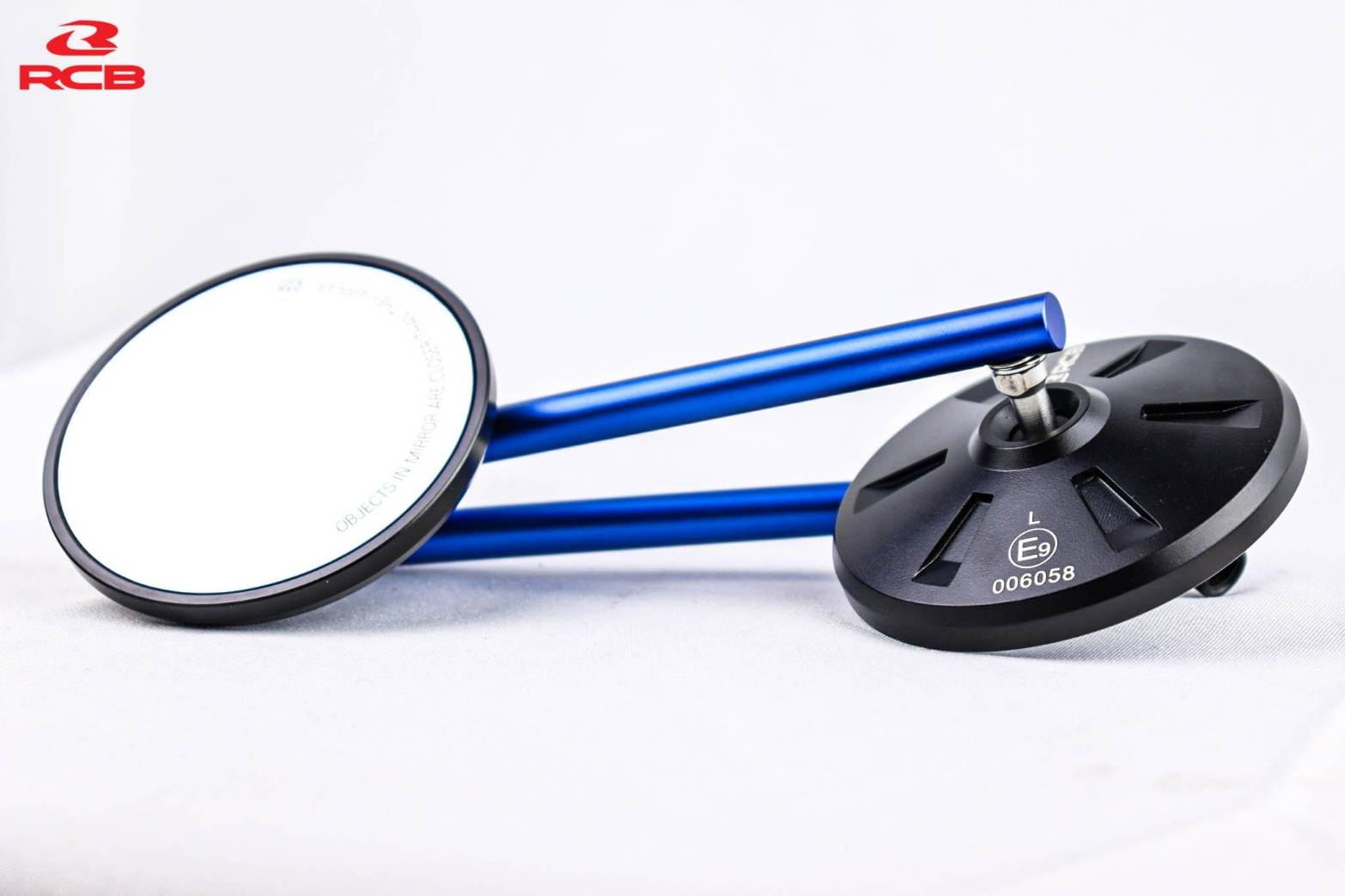 กระจก RCB S6 side mirror มี 4 สี ดำ,แดง,น้ำเงิน,เงิน