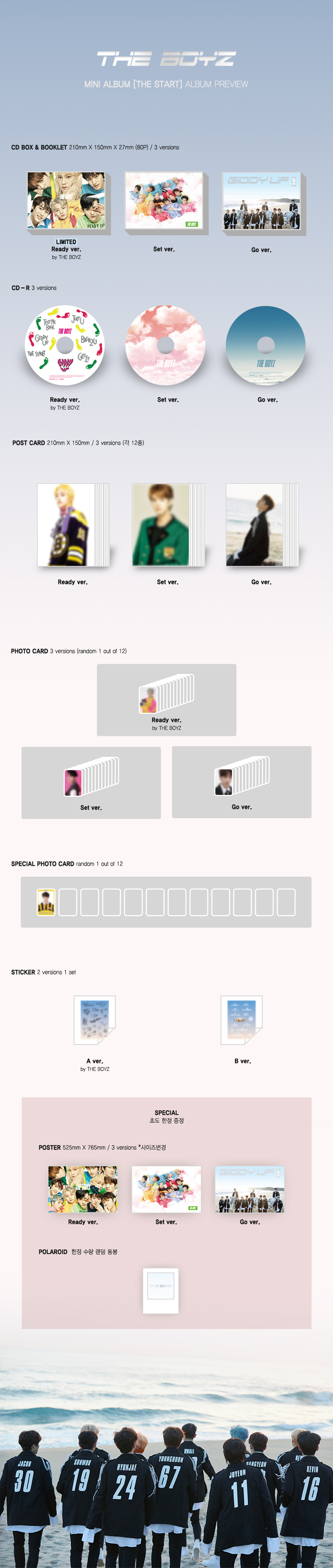 [PRE-ORDER] THE BOYZ - 2nd Mini Album "THE START" (C Ver.)