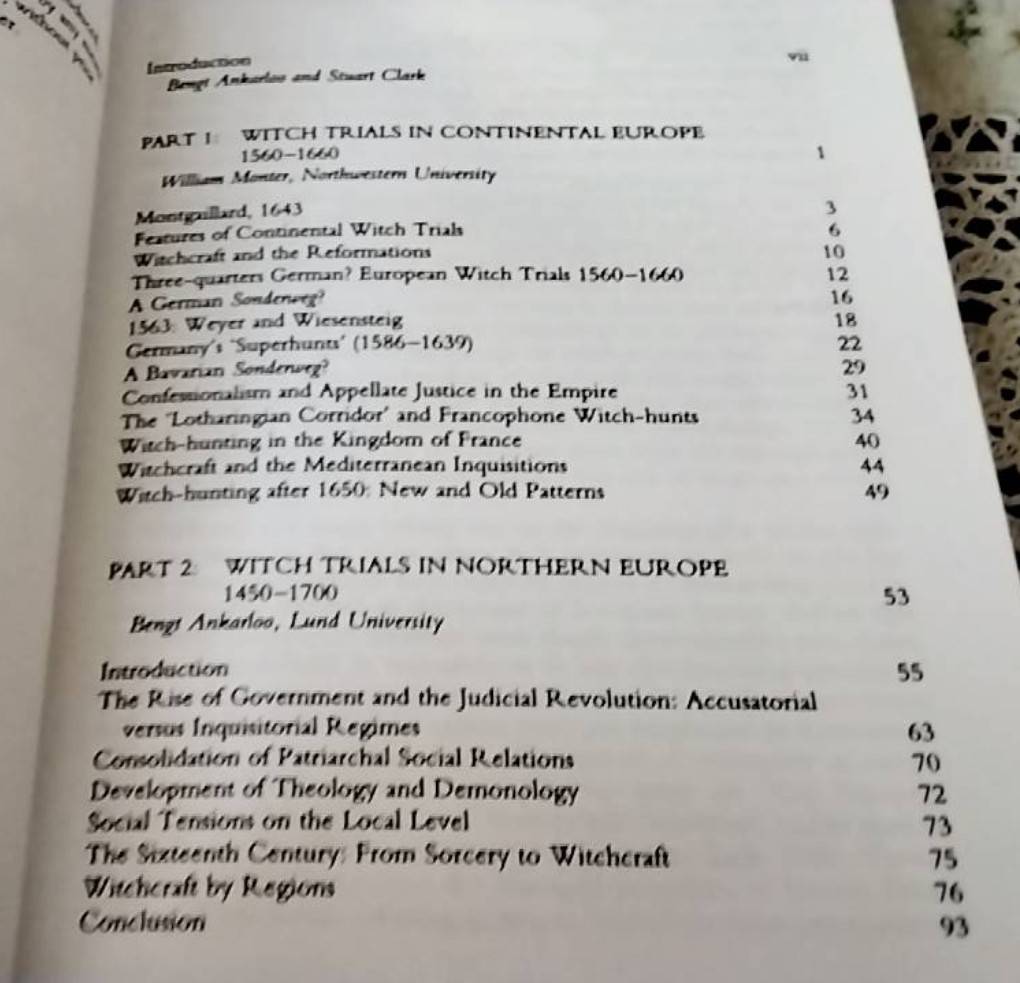 Witchcraft and Magic in Europe The Period of The Witch Trials
