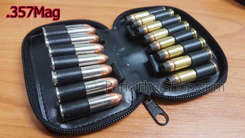 กระเป๋าใส่ลูกกระสุนปืน ใส่กับลูก.38,9มมและ357 ใส่กระสุนได้ 20 นัด.